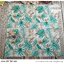 กระดาษแนปกิ้น, ลายใบไม้สีเขียวและสีทอง, ลายใบไม้, ลายใบมอนสเตอร่า, ลายทรอปิคอล, ลายเต็มผืน, ลายใบไม้สีเขียว, พื้นหลังสีครีม, ลายใบไม้หลายแบบ, ลายเล็กๆ
