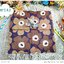 กระดาษแนปกิ้นยุโรป, ขายลดราคาตำหนิเล็กน้อย, ลายดอกไม้สีน้ำตาลทอง, ลายของMarimekko, ลายดอกไม้พื้นหลังสีเข้ม, ลายUNIKKO purple copper