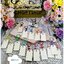 พร้อมส่งทันที! ขายส่งงานดิบพวงกุญแจไม้ สี่เหลี่ยมผืนผ้ายาวด้านบนตัดมุม ทำจากไม้อัดแผ่นบาง 1 ชุด มี 15 ชิ้น (ตัวโลหะที่เป็นตัวห้อย มี 15 สี ไม่ซ้ำกัน สีสวยมาก เป็นพวงกุญแจแบบมีตัวหมุน) เนื้อไม้สีขาวครีมมีรอยบ้างตามธรรมชาติ