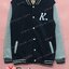 เสื้อแจ็คเก็ตเบสบอลกรมเทา งานเสื้อแผนก ปักชื่อบุคคล