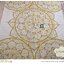กระดาษแนปกิ้น, ลายลูกไม้สีทอง, ลายอาหรับ, ลายสไตล์อาหรับ, ลายวงกลมสีทอง, พื้นหลังสีขาว, ลายหรูหรา, ลายสีทอง