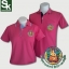 เสื้อโปโล สีชมพูบานเย็น ปกขลิปดำ ตรากรมอุทยานฯ**