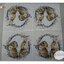กระดาษแนปกิ้น ลายRabbit Wreath, ลายกระต่าย, ลายกระต่ายคู่, ลายหรีดกระต่าย, ลายกระต่ายคู่รัก, ลายกระต่ายในวงดอกไม้สีม่วง, ลายความรัก, พื้นหลังสีขาว