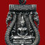 เหรียญเสมาพระพุทธโสธร พิมพ์ฉลุลายยกองค์ (ย้อนยุค 2460) เนื้อทองขาวรมดำโบราณ วัดโสธรวรารามวรวิหาร จ.ฉะเชิงเทรา ปี 2555 สวยงามมากครับ
