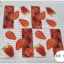 กระดาษแนปกิ้น ลายสตรอเบอร์รี่สีแดง, ลายสตรอเบอร์รี่, ลายผลไม้, พื้นหลังสีขาว