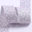 ริบบิ้นผ้า cotton ลายดอกไม้ เอิร์ธโทน ขนาด 4 ซม. สไตล์เกาหลี