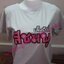 เสื้อยืดสกรีนเสื้อตัวนี้สีชมพู