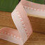 ริบบิ้นผ้า 2 สี ตรงกลาง สลับลาย ขนาด 38 มม.
