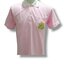 เสื้อโปโล สีชมพูอ่อนปกขาว ปักตรากระทรวงทรัพย์**