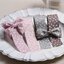 ริบบิ้นผ้า cotton ลายดอกไม้ เอิร์ธโทน ขนาด 4 ซม. สไตล์เกาหลี