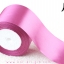 156 Hot Pink ริบบิ้นผ้าซาติน 2 หน้า สีชมพูเข้ม # WA006