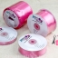 156 Hot Pink ริบบิ้นผ้าซาติน 2 หน้า สีชมพูเข้ม # WA006