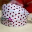 ริบบิ้นผ้าพิมพ์ลายดาว กว้าง 25mm #ST2