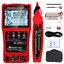 TOOLTOP ET628 3 in 1 Network Cable Tester + Multimeter + Red Light Pen 600M Network Cable
