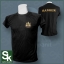 เสื้อยืด "สีดำ" แขนจั๊ม