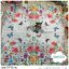 กระดาษแนปกิ้น, ลายทุ่งดอกไม้หลายสี, ลายทุ่งดอกไม้, ลายดอกไม้หลายชนิด, ลายดอกไม้หวานๆ, ลายดอกไม้กับผีเสื้อ, ลายดอกไม้สีแดง, ลายดอกไม้สีม่วง, ลายผีเสื้อ, พื้นหลังสีขาว, ลายแนวนอน
