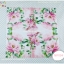 กระดาษแนปกิ้นยุโรป, ลายดอกกุหลาบ, ลายดอกกุหลาบสีชมพูอ่อน, Rose garden, ลายดอกไม้สีชมพู, ลายดอกไม้ใหญ่ๆ, ลายดอกกุหลาบใหญ่ๆ, พื้นหลังสีขาว