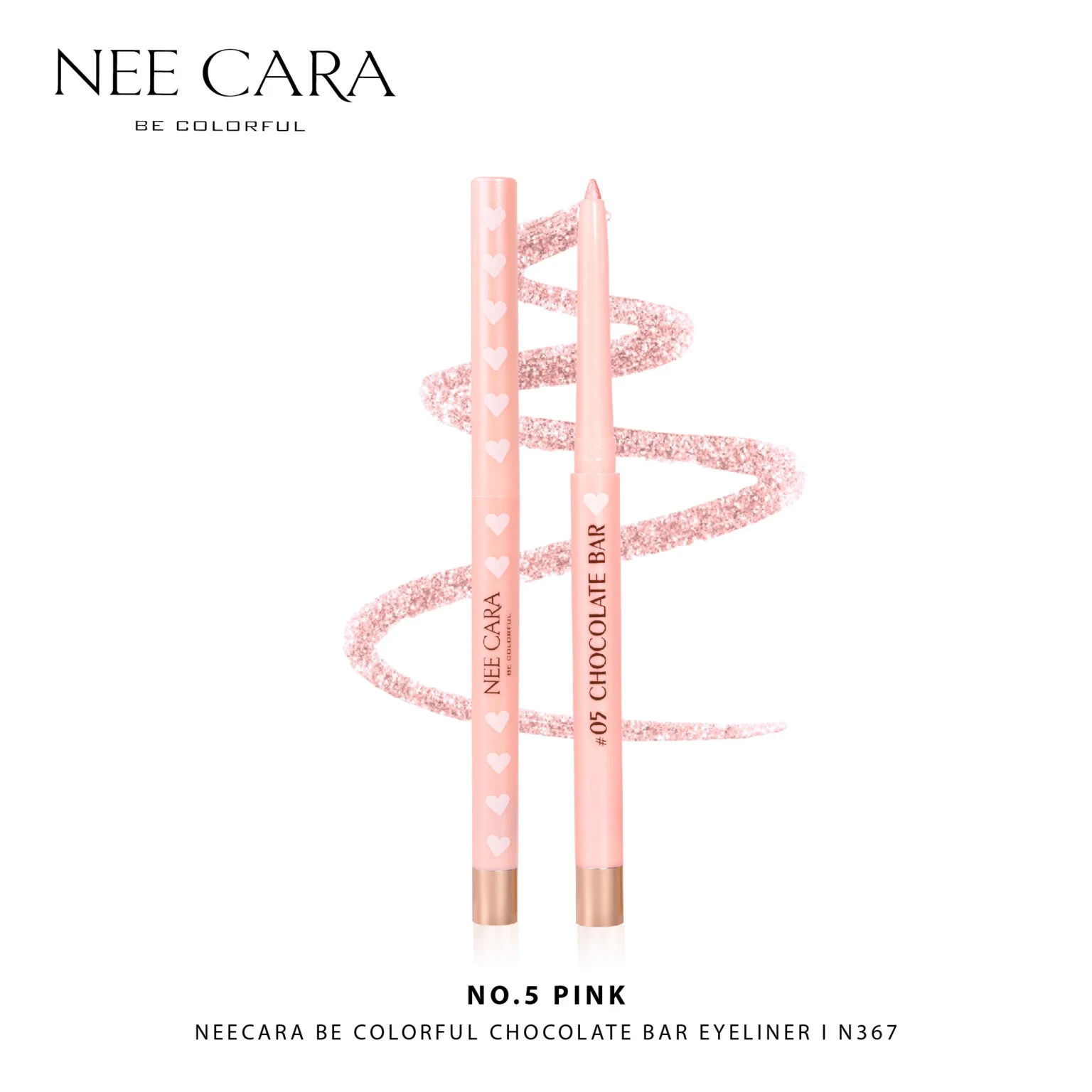 NEE CARA CHOCOLATE BAR EYELINER (N367) นีคาร่า ช็อคโกแลต บาร์ อายไลเนอร์